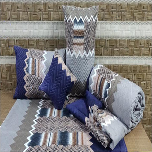 Zig Zag Printed Bedding Set