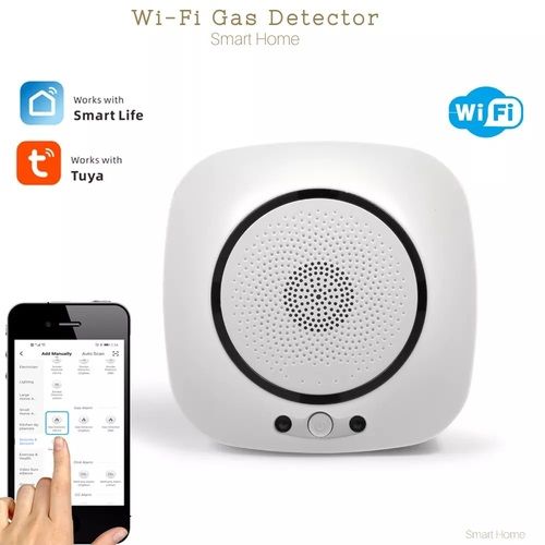 WiFi CO Carbon Monoxide Gas Detector Alarm with Tuya APP Monitoring Tuya Smart Home Indoor