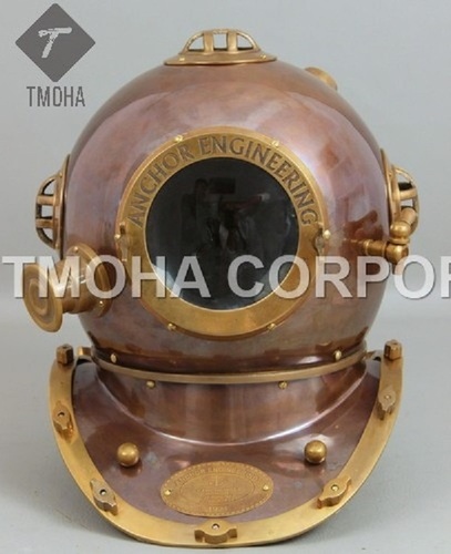 Antique US Navy Deep Sea Marine SCA Scuba Reproduction Diving Helmet Divers Helmet Mark IV DH0069