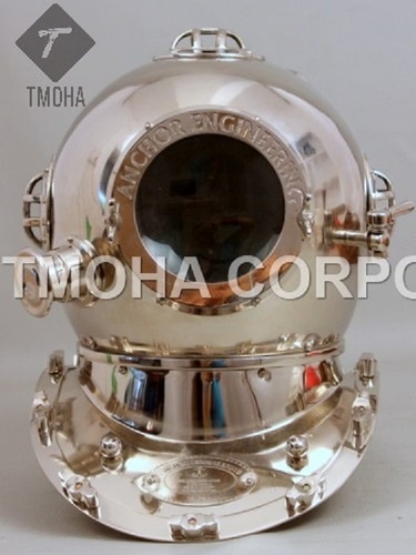 Antique US Navy Deep Sea Marine SCA Scuba Reproduction Diving Helmet Divers Helmet Mark IV DH0072