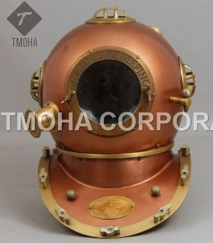 Antique US Navy Deep Sea Marine SCA Scuba Reproduction Diving Helmet Divers Helmet Mark IV DH0073