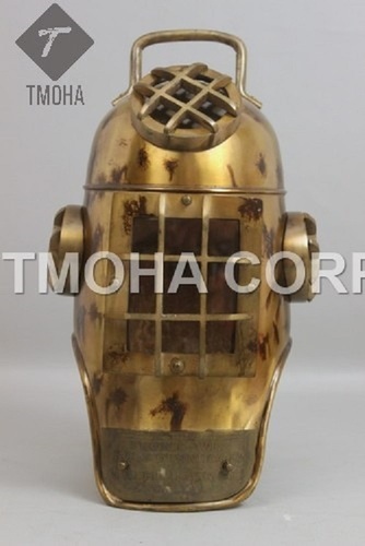 Antique US Navy Deep Sea Marine SCA Scuba Reproduction Diving Helmet Divers Helmet Mark V DH0076