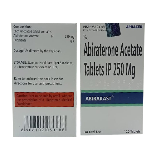 250mg Abiraterone Acetate Tablets IP