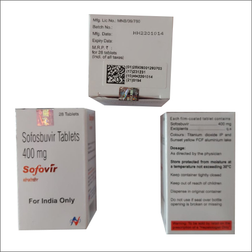 400mg Sofosbuvir Tablets