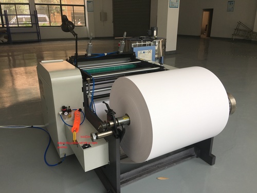 thermal paper roll slitting and rewinding machine