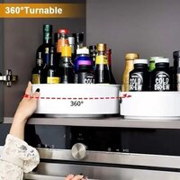 360A  Rotating Kitchen Spice Cosmetic Holder