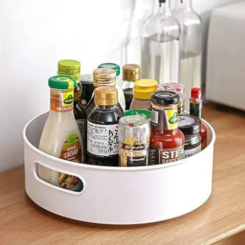360A  Rotating Kitchen Spice Cosmetic Holder