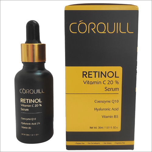 CORQUILL Vitamin C 20% with Retinol Face Serum