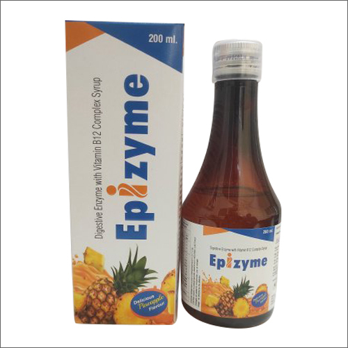 200ml Digestive Enzyme With Vitamin B12 Complex Syrup