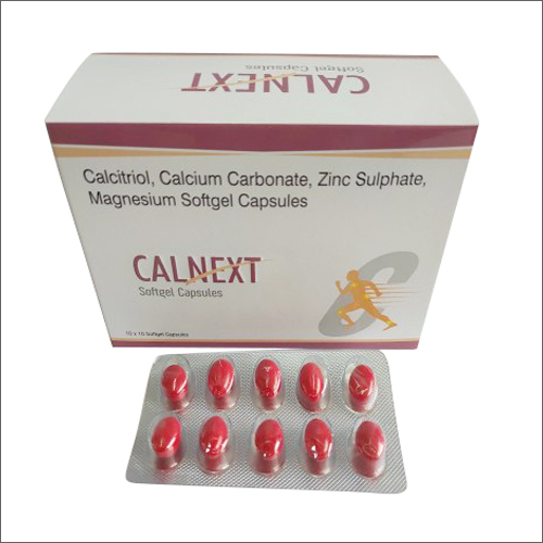 Calcitriol Calcium Carbonate Zinc Sulphate Softgel Capsules General Medicines