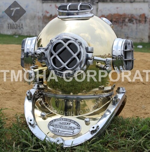 Antique US Navy Deep Sea Marine SCA Scuba Reproduction Diving Helmet Divers Helmet Mark V DH0081
