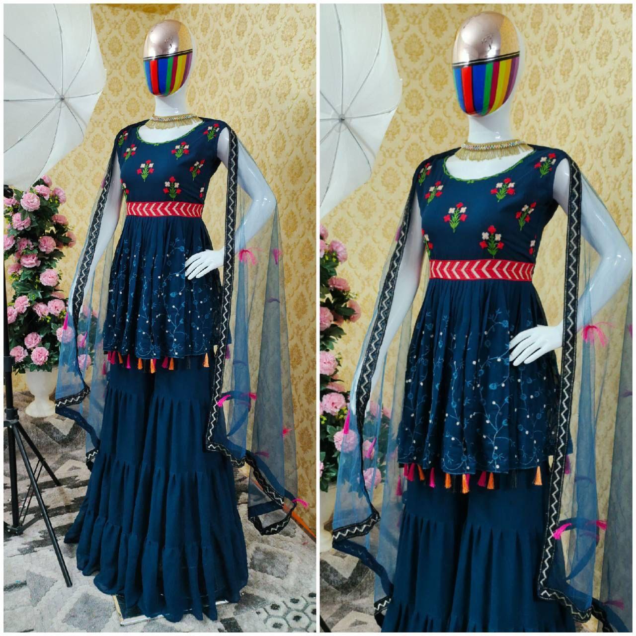 Party wear gown and Lehanga