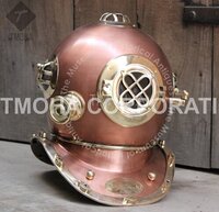 Antique US Navy Deep Sea Marine SCA Scuba Reproduction Diving Helmet Divers Helmet Mark IV DH0086