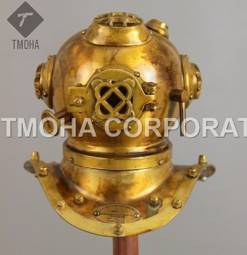 Antique US Navy Deep Sea Marine SCA Scuba Reproduction Diving Helmet Mini Divers Helmet DH0093