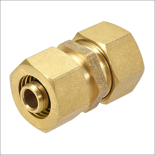 Golden Brass Compression Tube Fitting