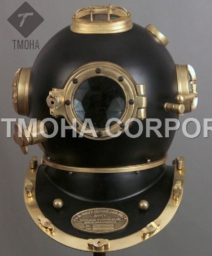 Antique US Navy Deep Sea Marine SCA Scuba Reproduction Diving Helmet Divers Helmet Mark V DH0095