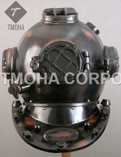 Antique US Navy Deep Sea Marine SCA Scuba Reproduction Diving Helmet Divers Helmet Mark V DH0098