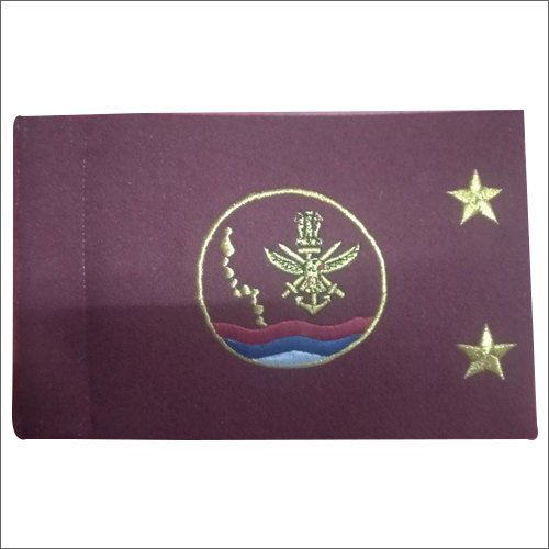 Military Car Embroidered Flag