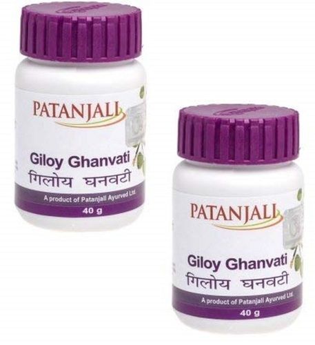 Capsules Patanjali Giloy Ghan Vati 80 Tab Pack Of 2