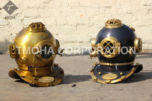 Antique US Navy Deep Sea Marine SCA Scuba Reproduction Diving Helmet Divers Helmet Mark V DH0101