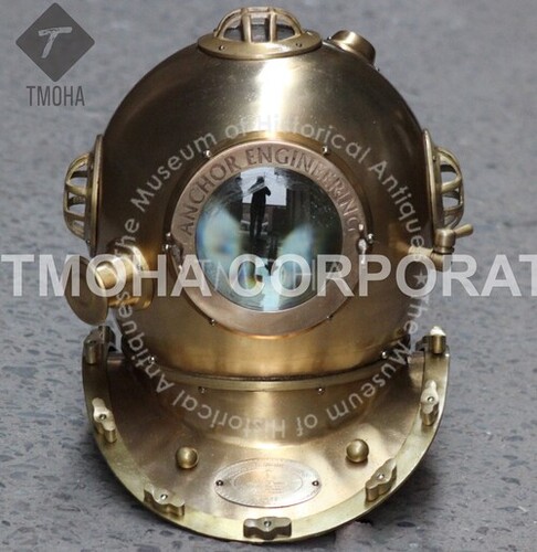 Antique US Navy Deep Sea Marine SCA Scuba Reproduction Diving Helmet Divers Helmet Mark IV DH0118