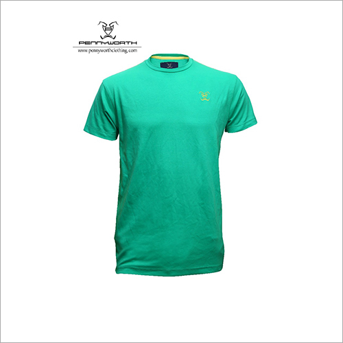 Plain Green Organic Cotton T Shirt Gender: Male