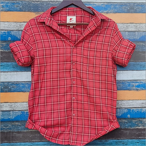 Mens Checkered Slim Fit Casual Shirt - Cotton, Available in Multiple Sizes , Versatile for All Seasons and Effortlessly Stylish for Formal Events