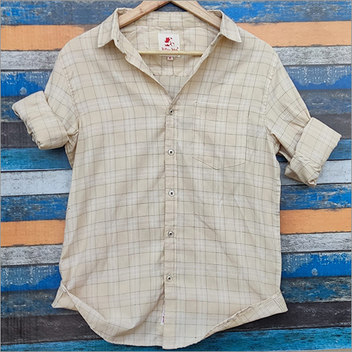 Mens Full Sleeves Checkered Shirt - Cotton, Formal Fit, Available in Various Checks | Washable, Ideal for Smart-Casual Looks, Perfect with Chinos