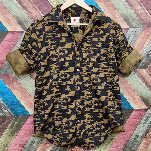 Mens Printed Fancy Casual Shirt - Cotton Sizes: S-XXL Full Sleeves | Unique Print Design for the Modern Man's Smart Casual Wardrobe