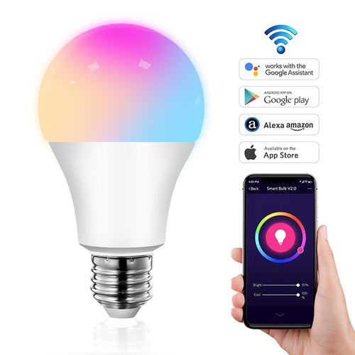 Tuya Smart Bulb Inteligente RGB WiFi Bulb LED Lamp Smart Light Magic Light Works with Amazon Alexa Google Assistant Music Bulb