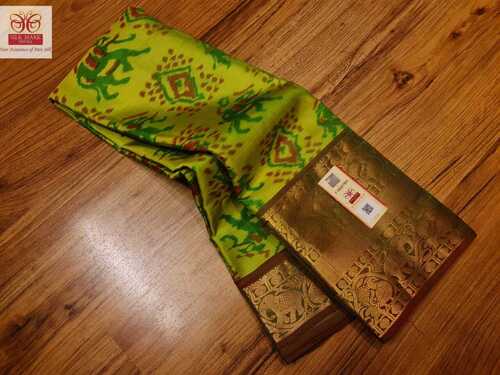 ikkath saree kanjivaram silk saree