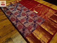 tissuse border ikkath silk saree