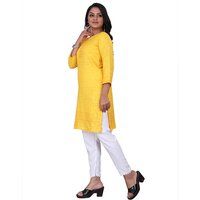 Ladies Modern Yellow Kurtis