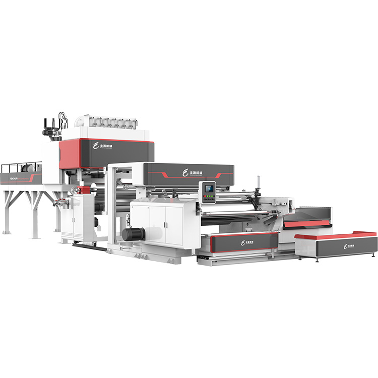 Semi-Automatic Fly1500 Pe Pvc Cast Film Extrusion Machine