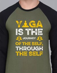 Typography Men Round Neck T shirt