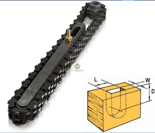 Mortising Chain Set 1 Inch Teeth Number: 36