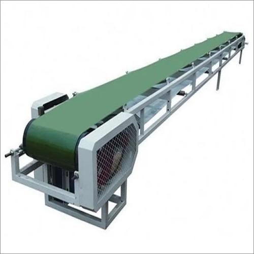 Grey-Green Material Handling Conveyor