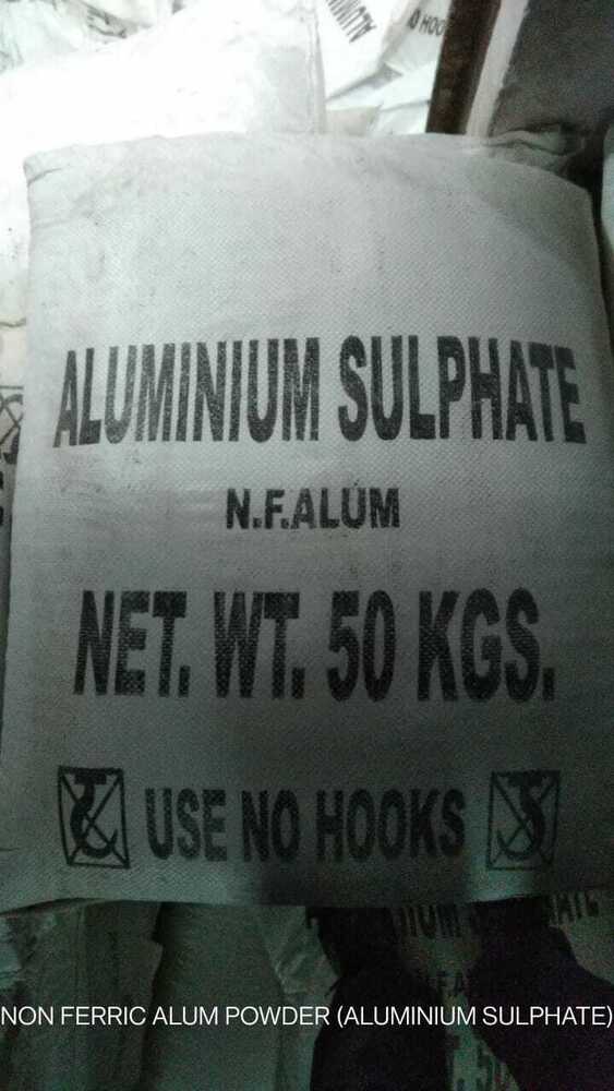 Ferric Alum - Industrial Grade Solid Form 98% Purity CAS No: 7784-31-8 | Aluminium Sulfate Non-Ferric Variant