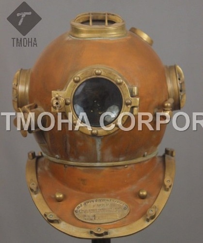 Antique US Navy Deep Sea Marine SCA Scuba Reproduction Diving Helmet Divers Helmet Mark V DH0128