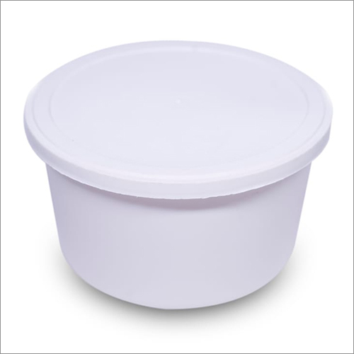 Polished White Plastic Food Container