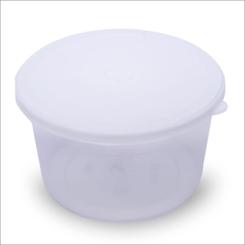Polished White Plastic Food Parcel Container