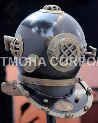 Antique US Navy Deep Sea Marine SCA Scuba Reproduction Diving Helmet Divers Helmet Mark IV DH0132