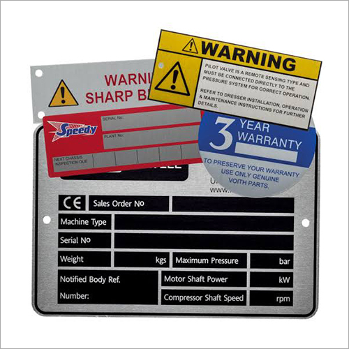 Aluminium Labels