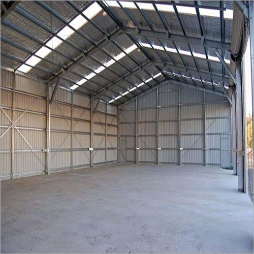 Silver Industrial Warehouse Structural Shed