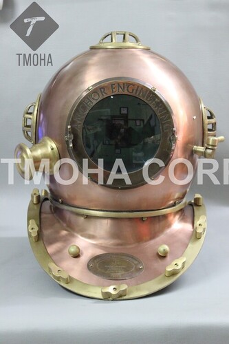 Antique US Navy Deep Sea Marine SCA Scuba Reproduction Diving Helmet Divers Helmet Mark IV DH0141