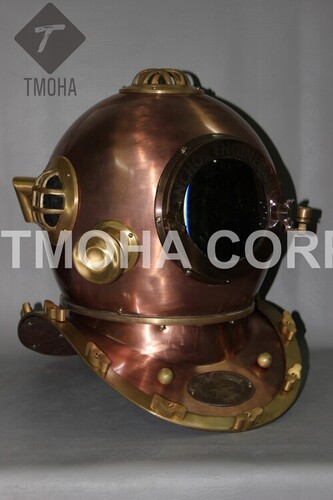 Antique US Navy Deep Sea Marine SCA Scuba Reproduction Diving Helmet Divers Helmet Mark IV DH0142