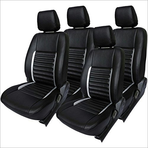 Black Leather Car Seat Cover