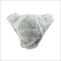 White Disposable Briefs - Elastic Waistband, Unisex, Plain Design, All Sizes | Comfortable Fit For Everyday Use, Easily Disposable