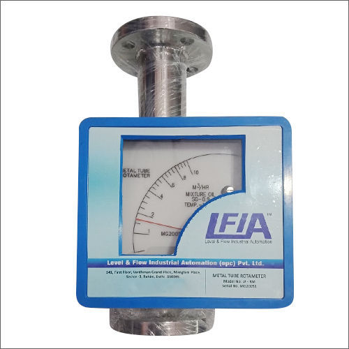 Blue Metal Tube Rotameter