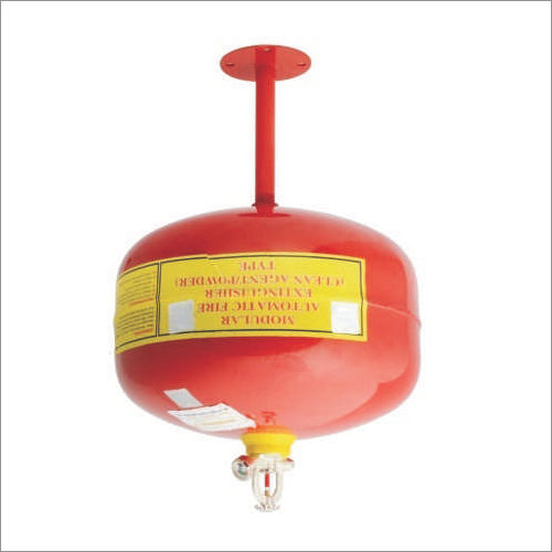 Red Clean Agent Fire Extinguishers